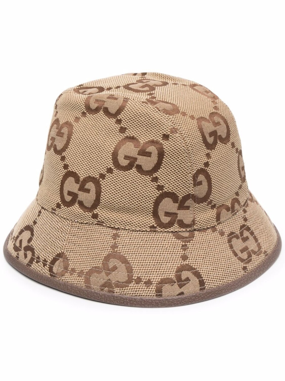 

Gucci панама с узором GG Supreme, нейтральный цвет