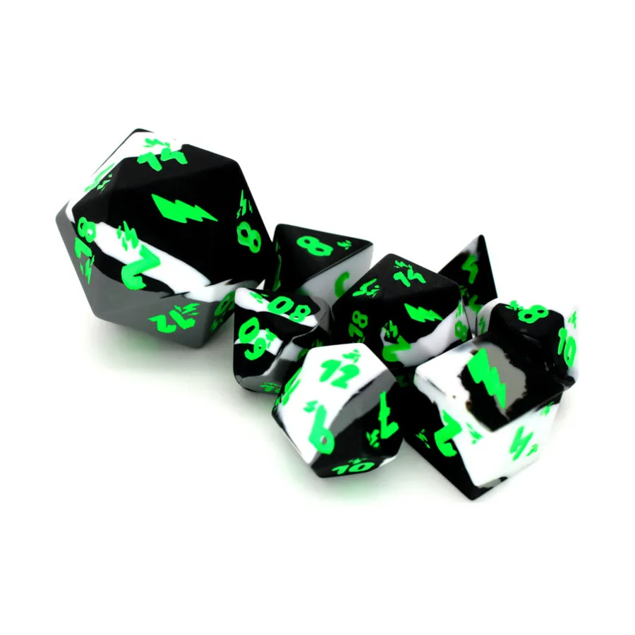 

Полисет Хаотическое Зло (8), Silicone Dice (Dice Envy)