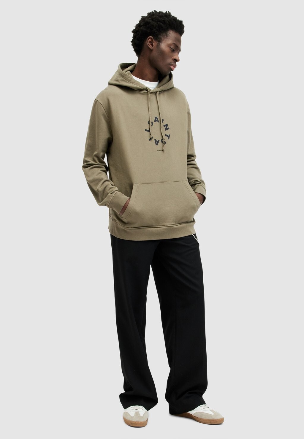 

Толстовка с капюшоном TIERRA AllSaints, зеленый