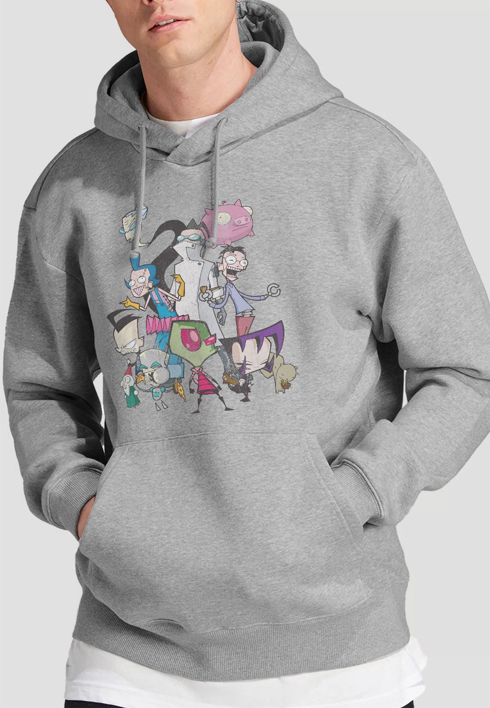 

Толстовка INVADER ZIM GROUP SHOT Cotton Soul, серый