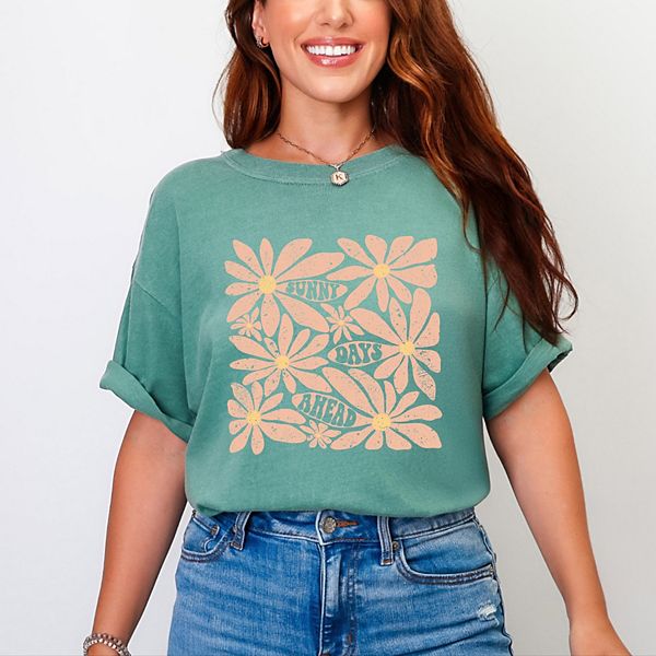

Футболка Sunny days ahead daisies garment dyed Simply Sage Market, Light Green, Зеленый, Футболка Sunny days ahead daisies garment dyed Simply Sage Market, Light Green