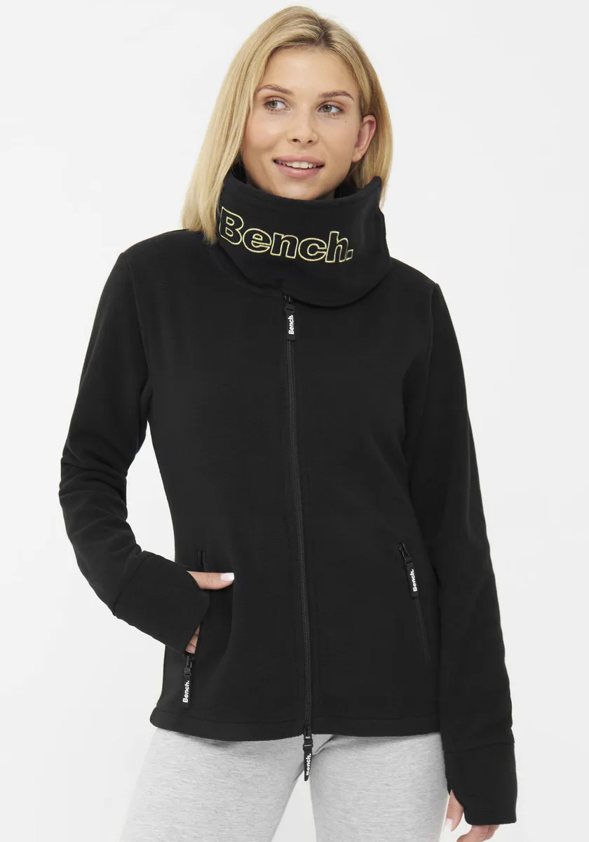 

Bench Флисовая куртка "ВОРОНКА" (1 шт.), без капюшона, с вышивкой блестками, цвет Black/Gold