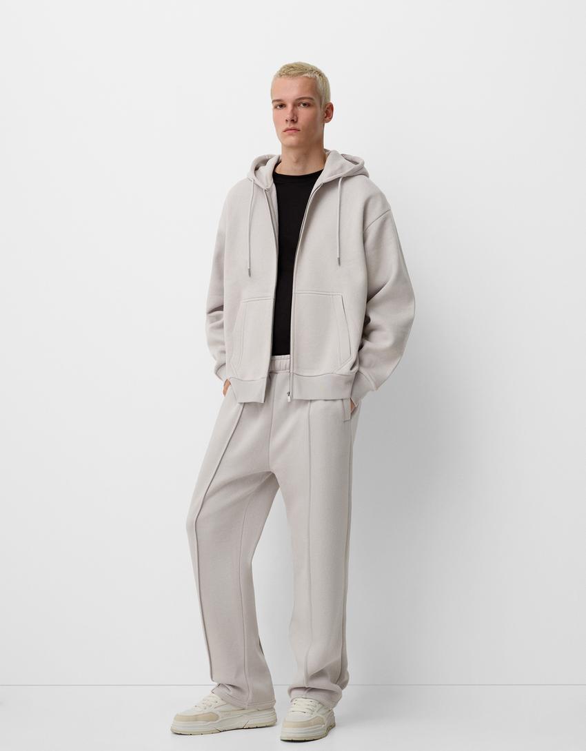 

Комплект из толстовки и широких брюк Bershka, мультиколор