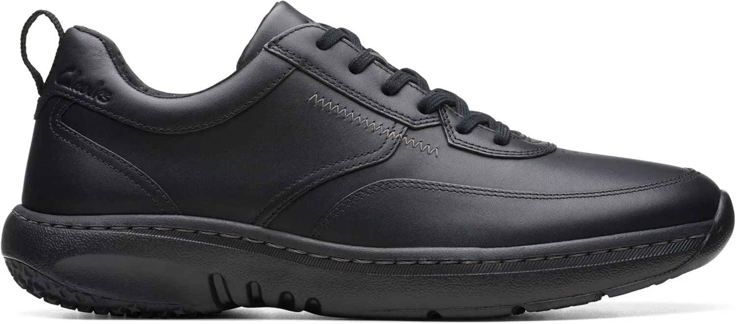 Мужские кроссовки Clarkspro и кроссовки Clarks на шнуровке, черный/черный — фото 2