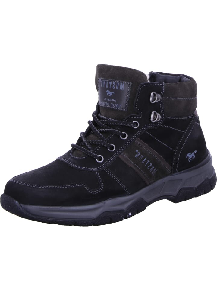 

Сапоги Mustang Schnürstiefel, черный