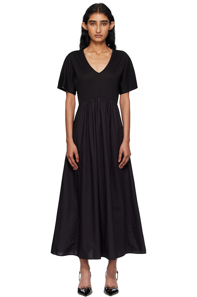 

Бронзовое миди-платье Weekend Max Mara, черный