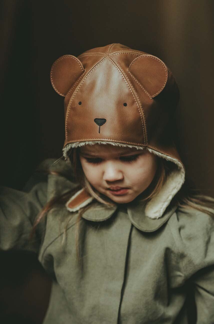 

Donsje Kapi Classic Hat Мишка детская шапка, коричневый