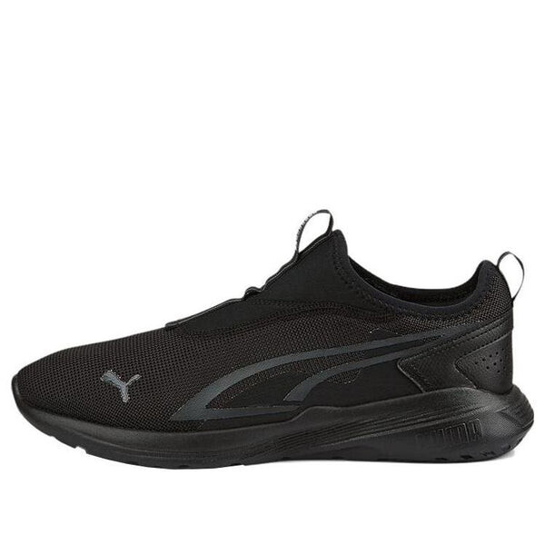 

Кроссовки all-day active slip-on 'black dark shadow' Puma, черный