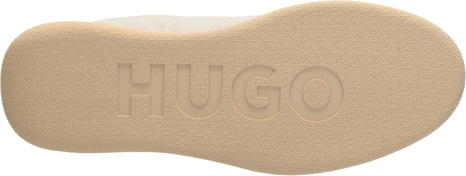 Кроссовки Hugo Mens Two Tone Suede с подошвой Cupsole, Taupe — фото 4