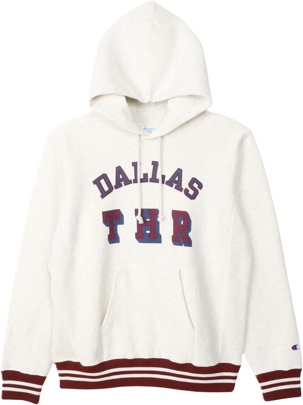 

Толстовка с капюшоном Champion с длинными рукавами, флисовая подкладка, графический принт, технология Reverse Weave (R), модель C3-C111, мужская, овсяный