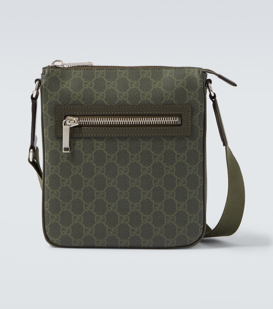 

Кожаная сумка GG через плечо Gucci, Dk.Vin.Ol.V.O/D.V.O./