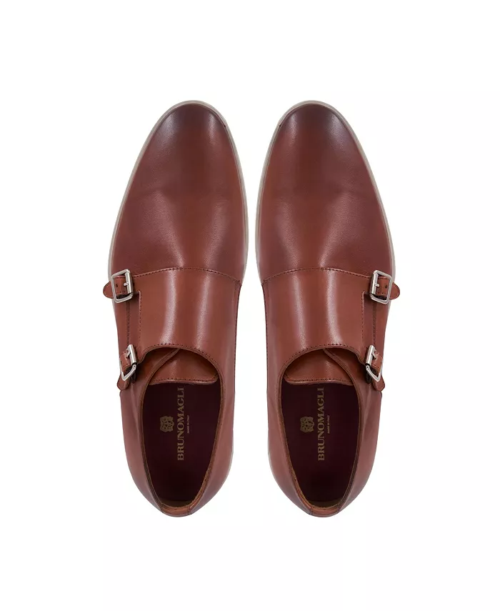 Мужские лоферы Palestro Slip On Bruno Magli, коричневый — фото 4