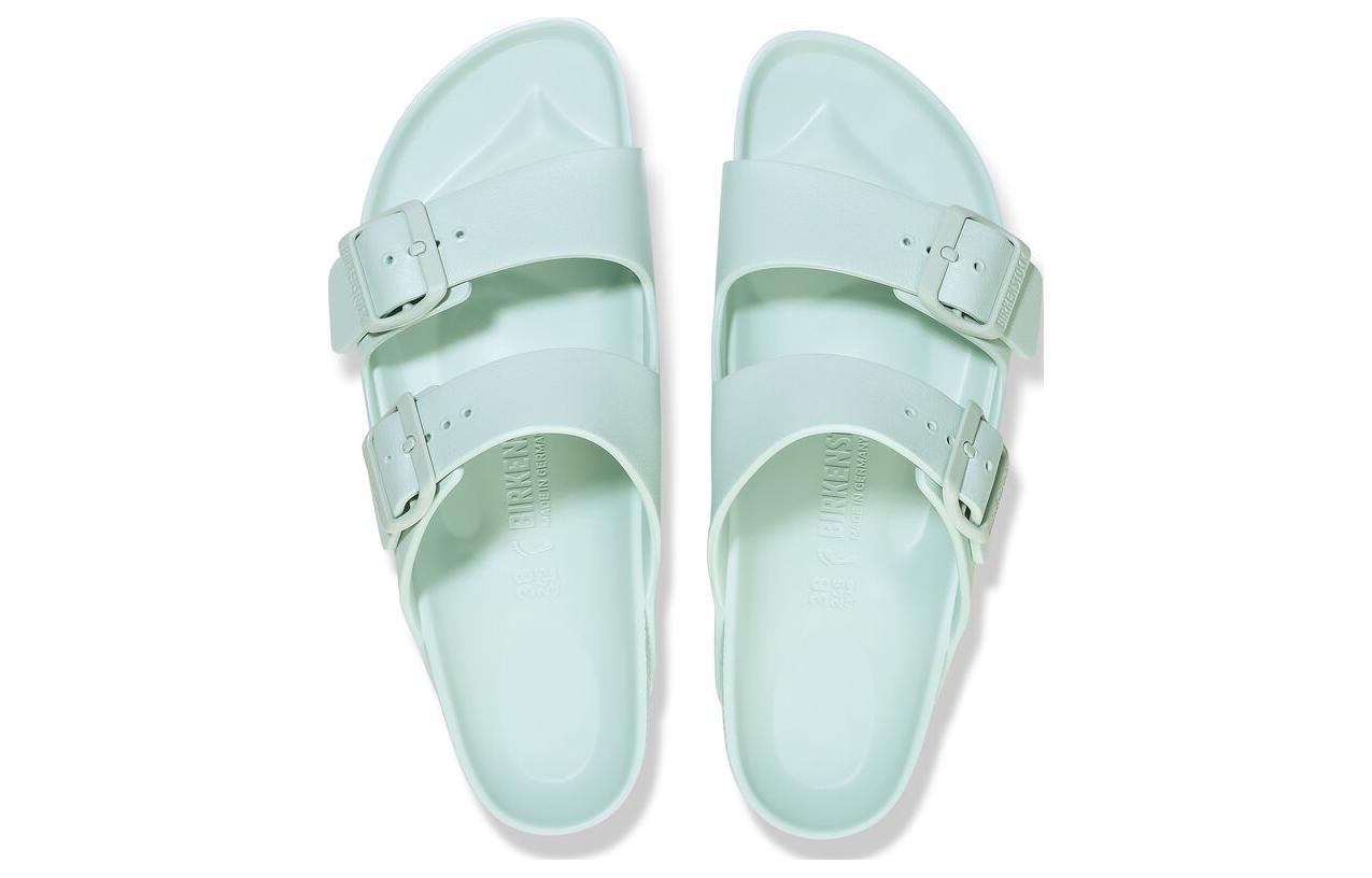 Тапочки Birkenstock Arizona Essentials EVA Narrow Fit Sandals 'Surf Green' 1027404 — фото 4