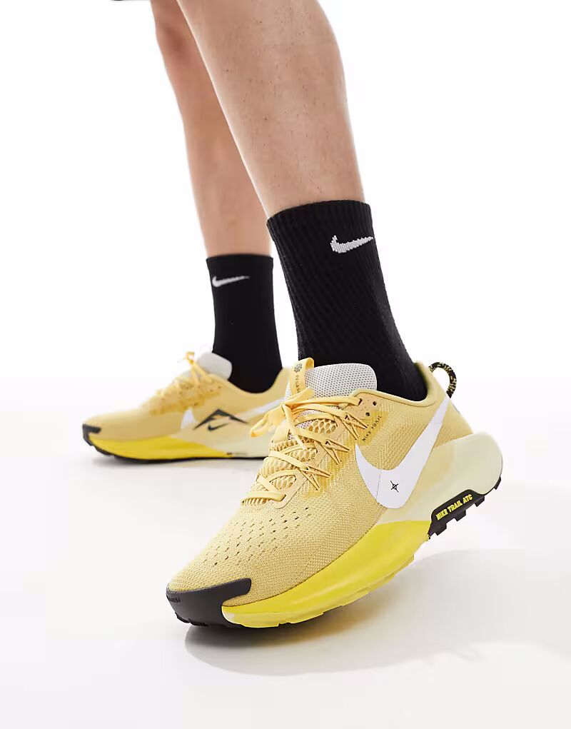 

Кроссовки Nike Running ReactX Pegasus Trail 5 желтого цвета