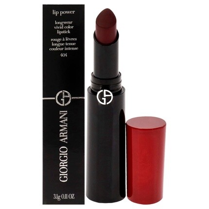 

Губная помада Lip Power Longwear Vivid Color 404 Tempting Women, 0,11 унции, Giorgio Armani