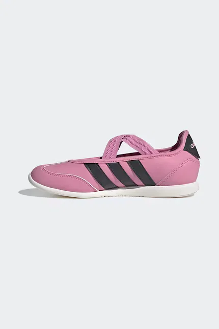 Балетки детские Mary Jane Adidas, розовый — фото 4