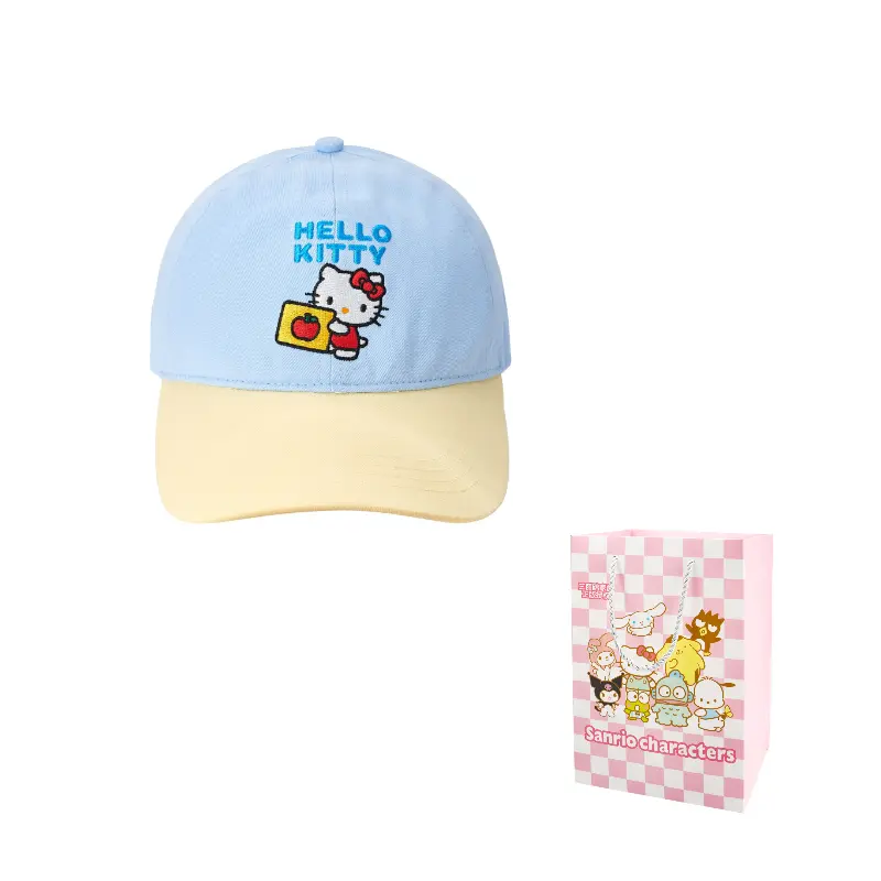 

Sanrio Хлопковая бейсболка Hello Kitty унисекс, Hello Kitty Yellow Blue Baseball Cap