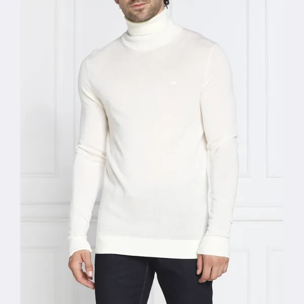 

Шерстяная водолазка приталенного кроя Calvin Klein, бежевый