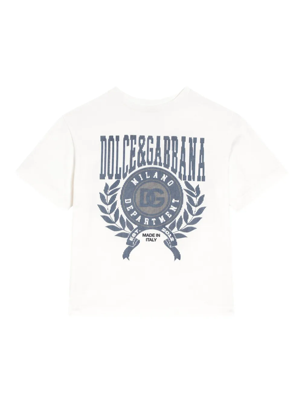 

Футболка с логотипом Dolce & Gabbana Kids, белый