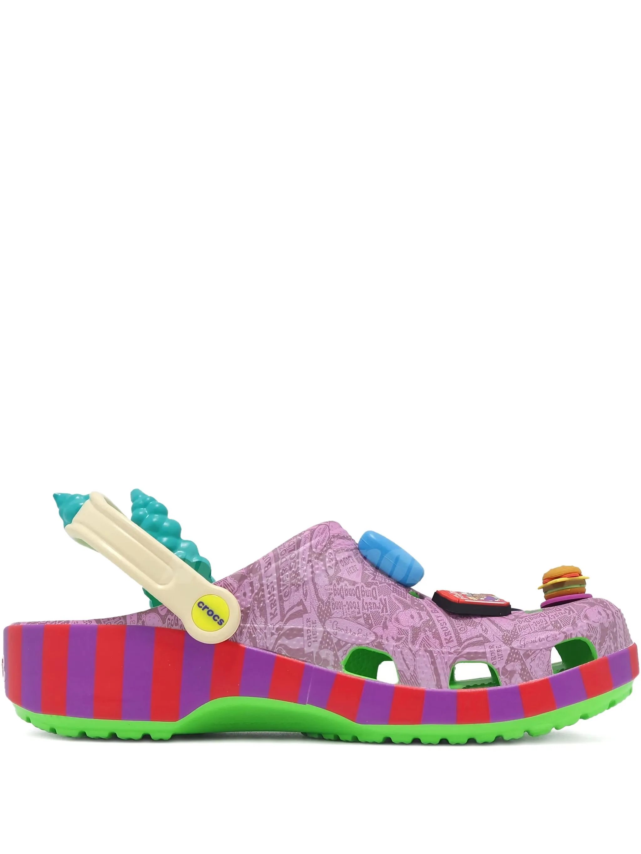 

Сандалии Krusty the Clown из коллаборации с The Simpsons Crocs, розовый