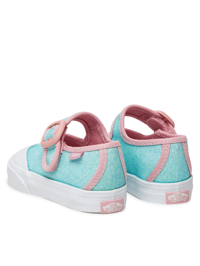 Кроссовки из ткани Mary Jane Pastel Glitter Vn000Cry6V61 Vans, синий — фото 3