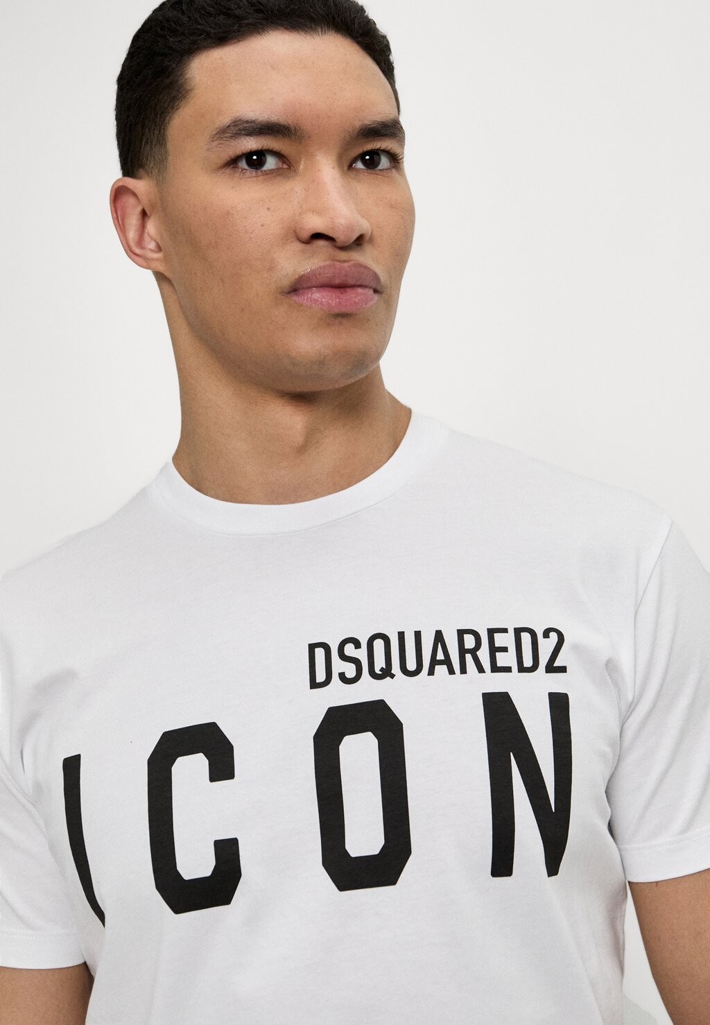 

Принт на футболке COOL TEE DSQUARED2 ICON, белый