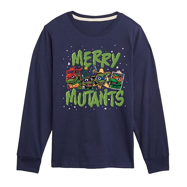 

Футболка с длинным рукавом Teenage Mutant Ninja Turtles Merry Mutants для мальчиков Licensed Character, Navy