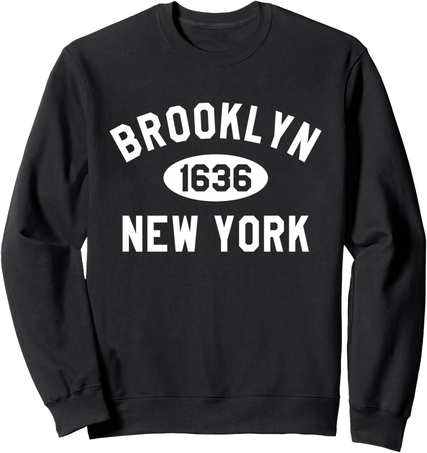 

Сувенирная толстовка Brooklyn Gifts для мужчин и женщин, Нью-Йорк, 1636, черная Nyc Clothing Company