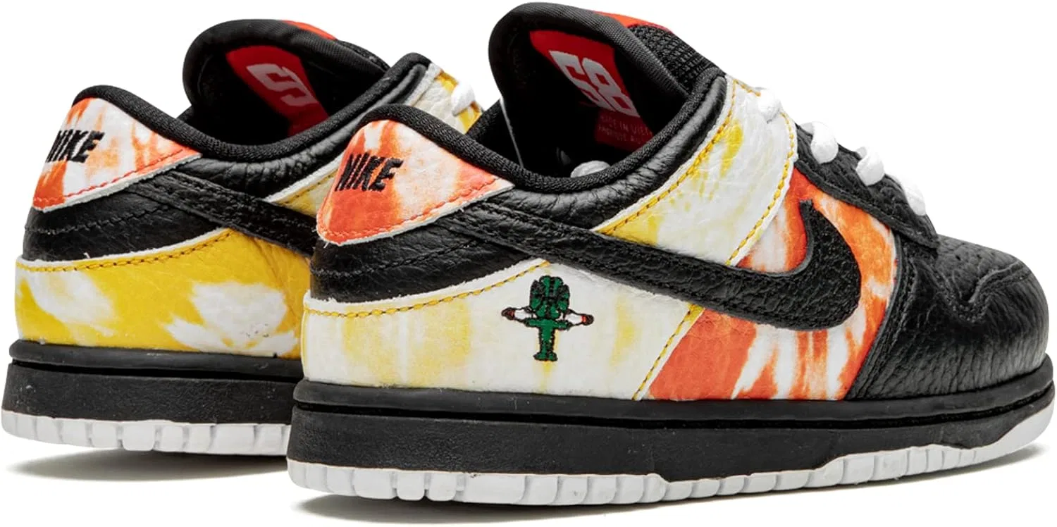 Кроссовки Supreme x Nike SB Dunk Low Jewel Swoosh, черный — фото 3