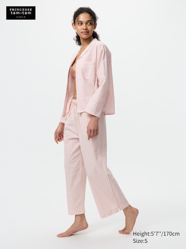 

Пижамный комплект с длинным рукавом Uniqlo, 11 pink