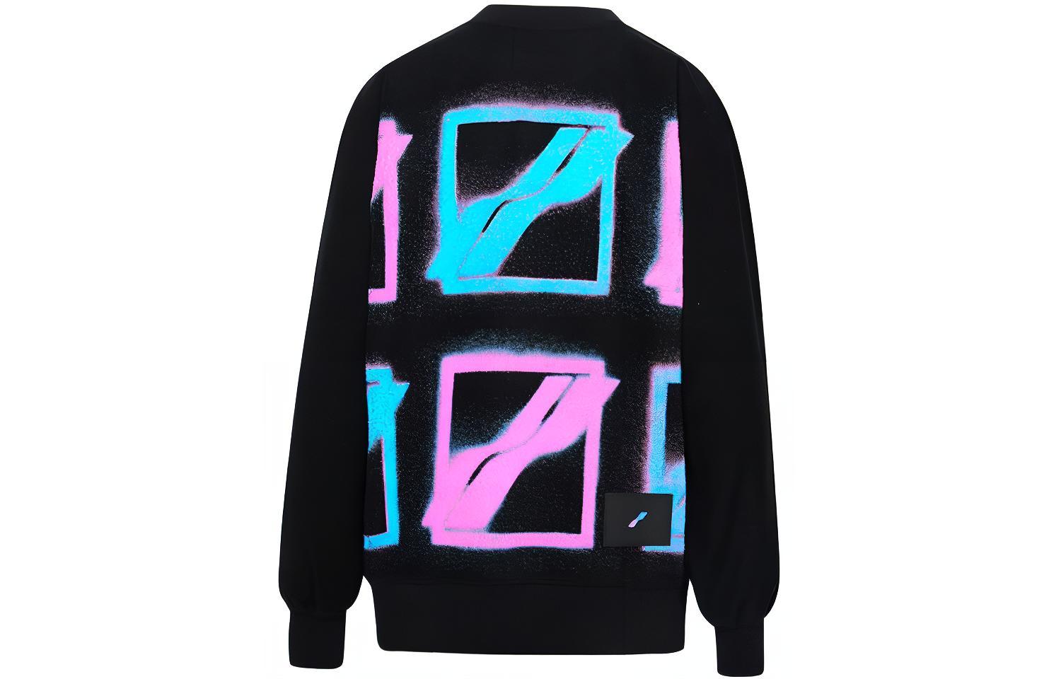 

Свитер Logo All Over Crewneck WE11DONE, черный
