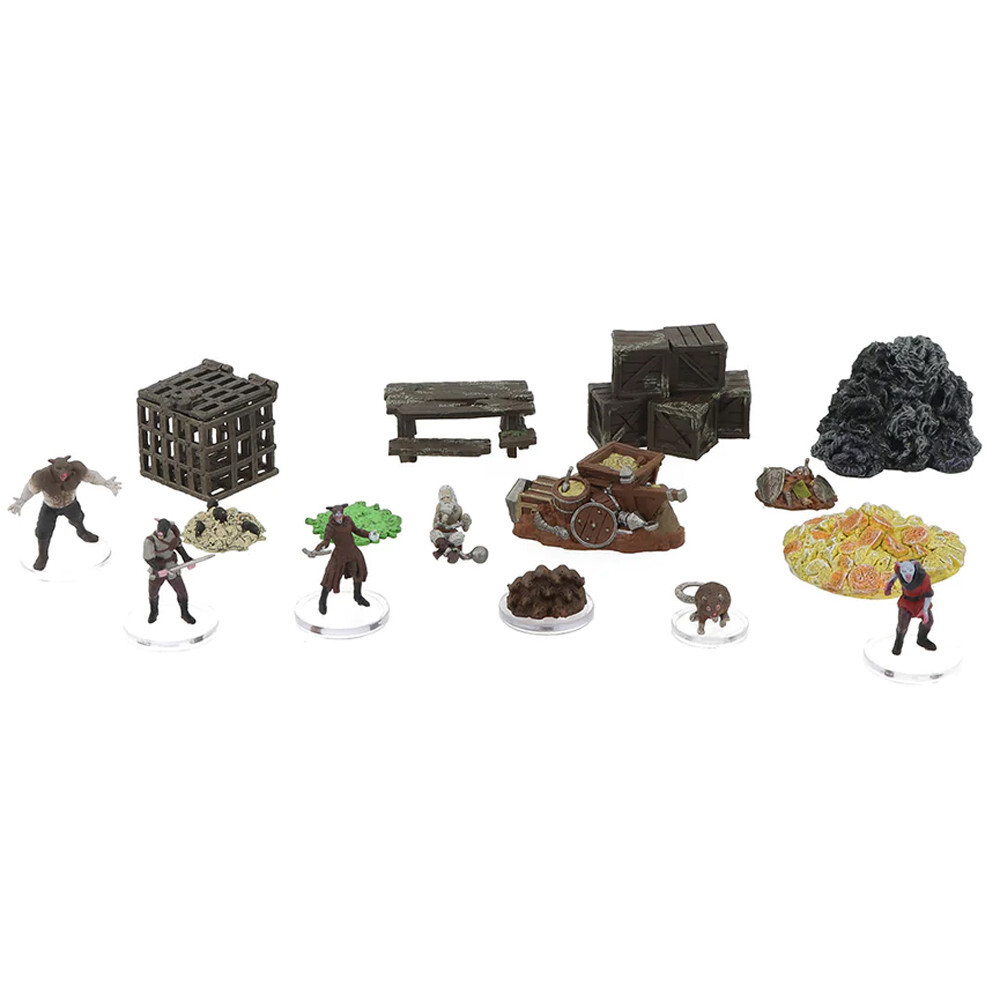 

Миниатюра WizKids/NECA D&D Icons of the Realms: Adventure in a Box - Wererat Den