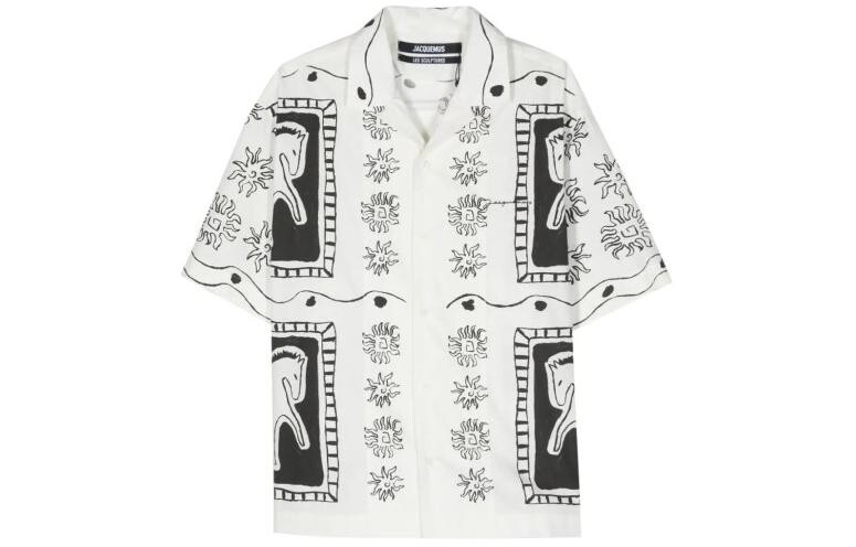 

Рубашка мужская белая Jacquemus, белый