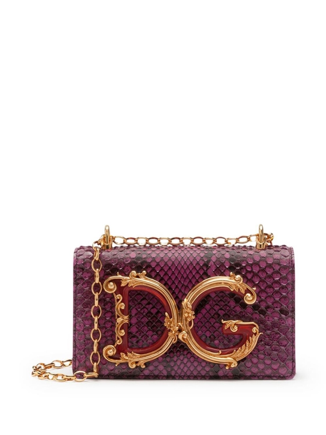 

Сумка через плечо с логотипом DG Dolce & Gabbana, розовый