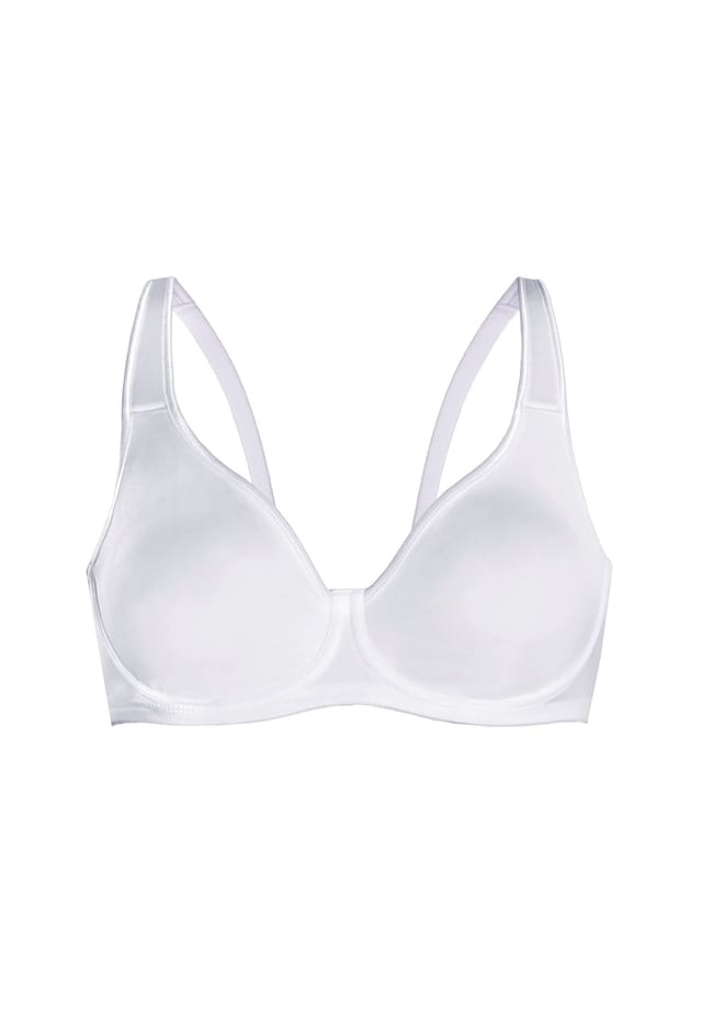 

Бюстгальтер на косточках с базовым контролем Sassa, белый
