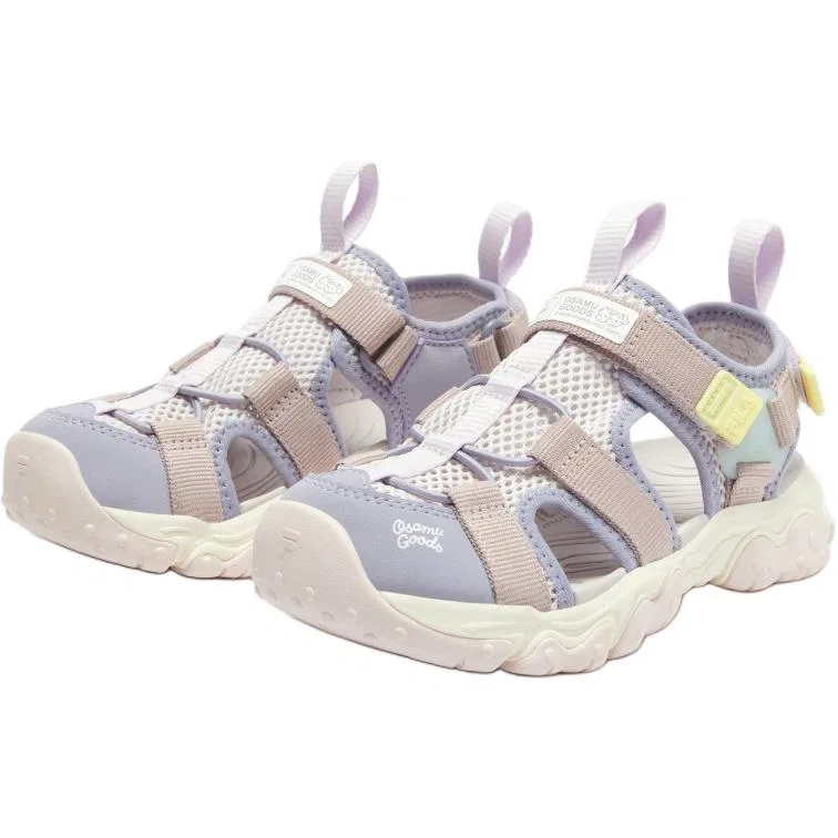 Детские сандалии FILA KIDS с кошачьими лапками, фиолетовые — фото 4