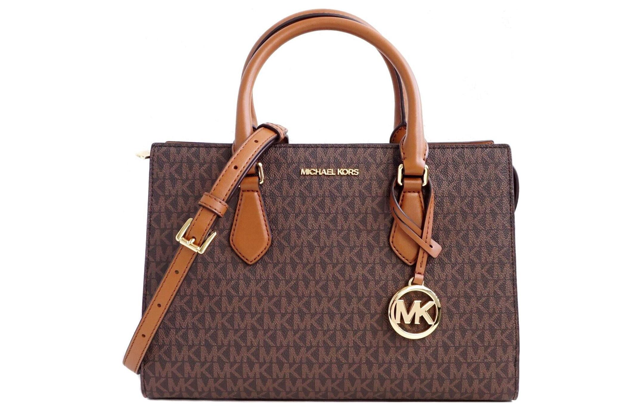 

MICHAEL KORS Сумка Sheila Logo через плечо коричневая