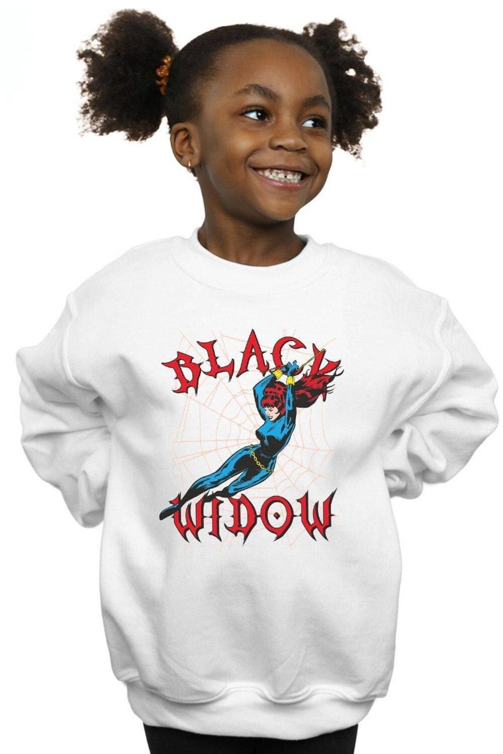 

Толстовка Black Widow Web Marvel, белый