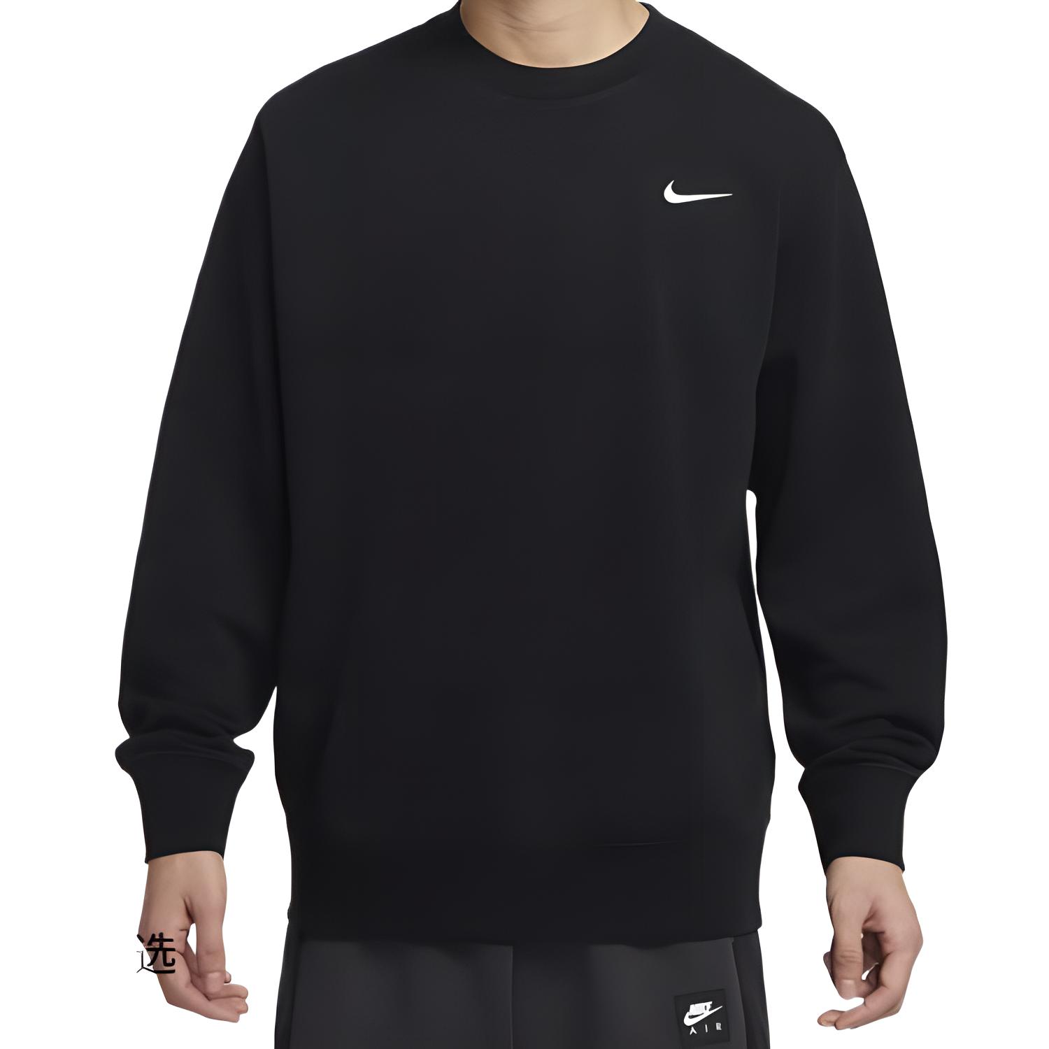 Nike Толстовка Club Team для мужчин черная — фото 3