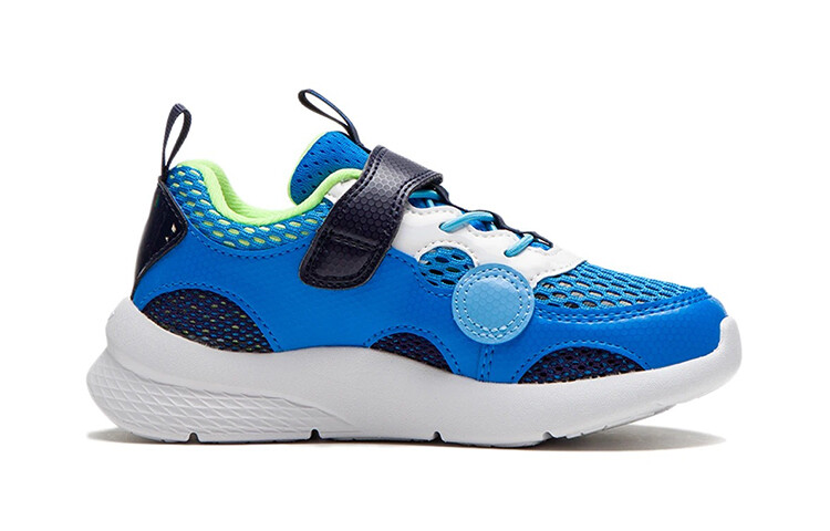 Кроссовки LINING YOUNG Kids Lifestyle Shoes PS Low-top Interstellar Blue/Mariner Blue/Xinjiang Blue/Black — фото 2