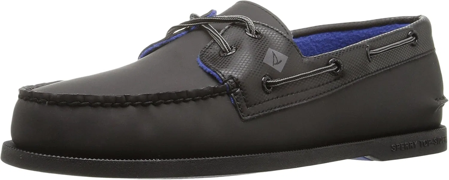 Мужские низкие туфли Sperry A/O 2-Eye Canvas Salt Washed 0836775, Black