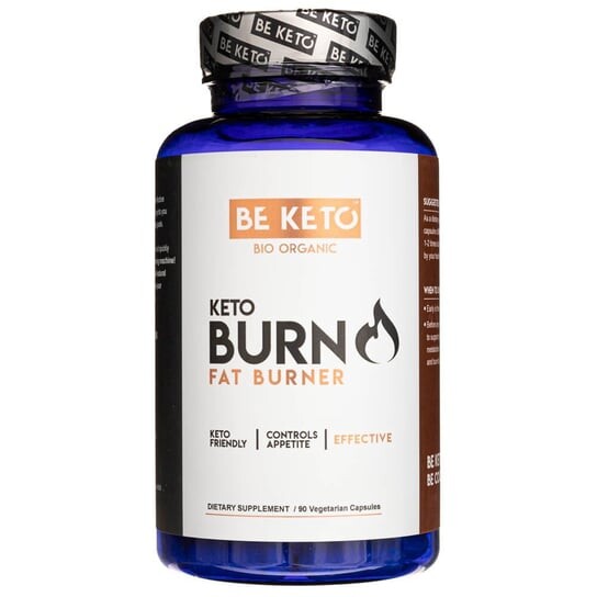

BeKeto, Keto Burn, сжигатель жира, 90 капс.