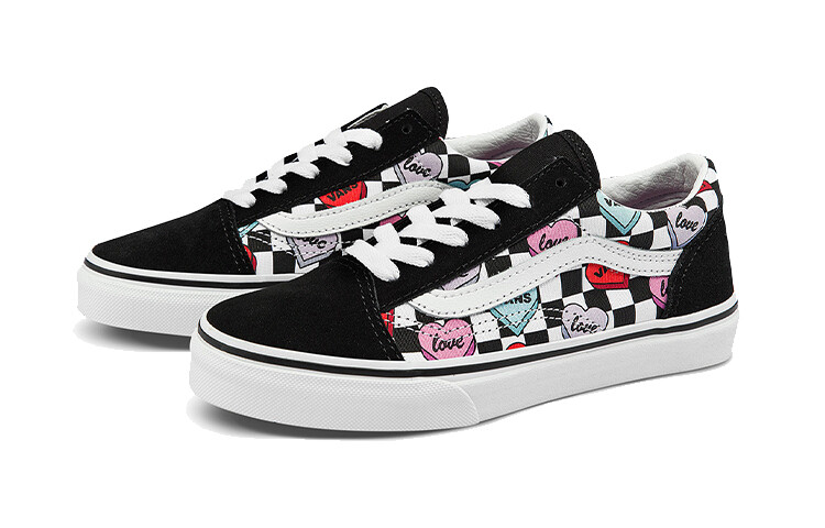 Детские низкие кеды с принтом в виде сердца Vans — фото 2