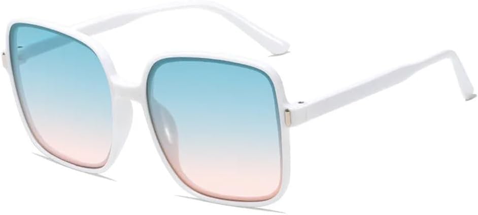 

Женские солнцезащитные очки с градиентным переходом цвета, унисекс, модная ретро-оправа, солнцезащитные очки для женщин для активного отдыха на открытом воздухе с защитой от УФ-излучения KTUCN, Gradient Blue