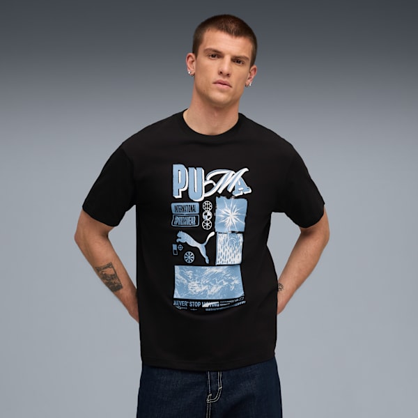 

Мужская футболка House Of Graphics Puma, черный