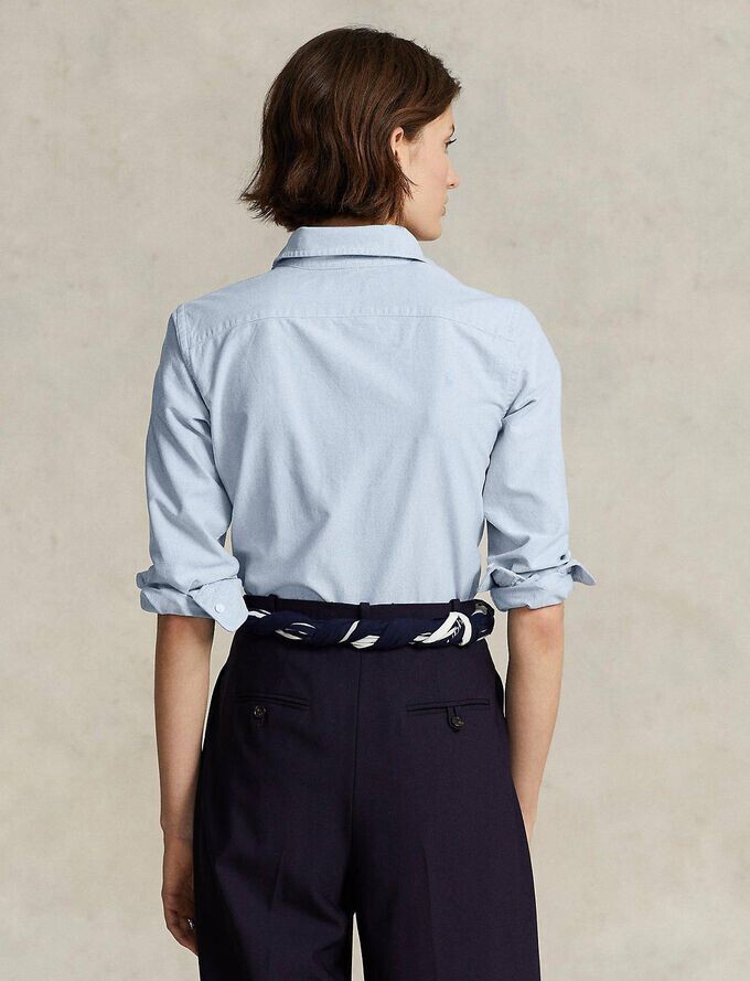 Рубашка-Блузка Polo Ralph Lauren, синий — фото 4