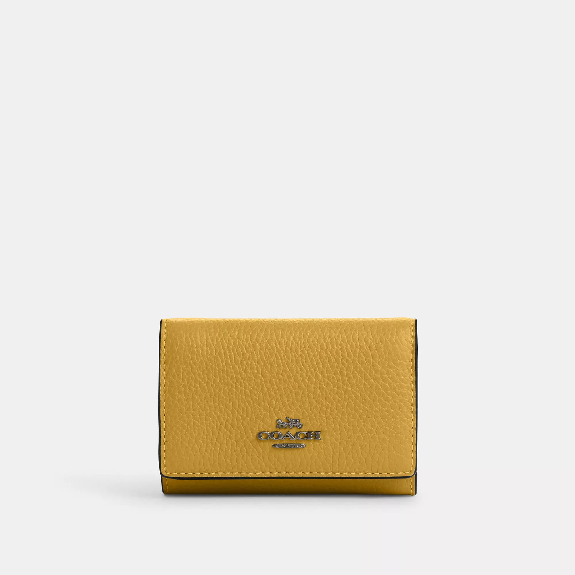

Микро-кошелек Coach Outlet, цвет black antique nickel/flax 2