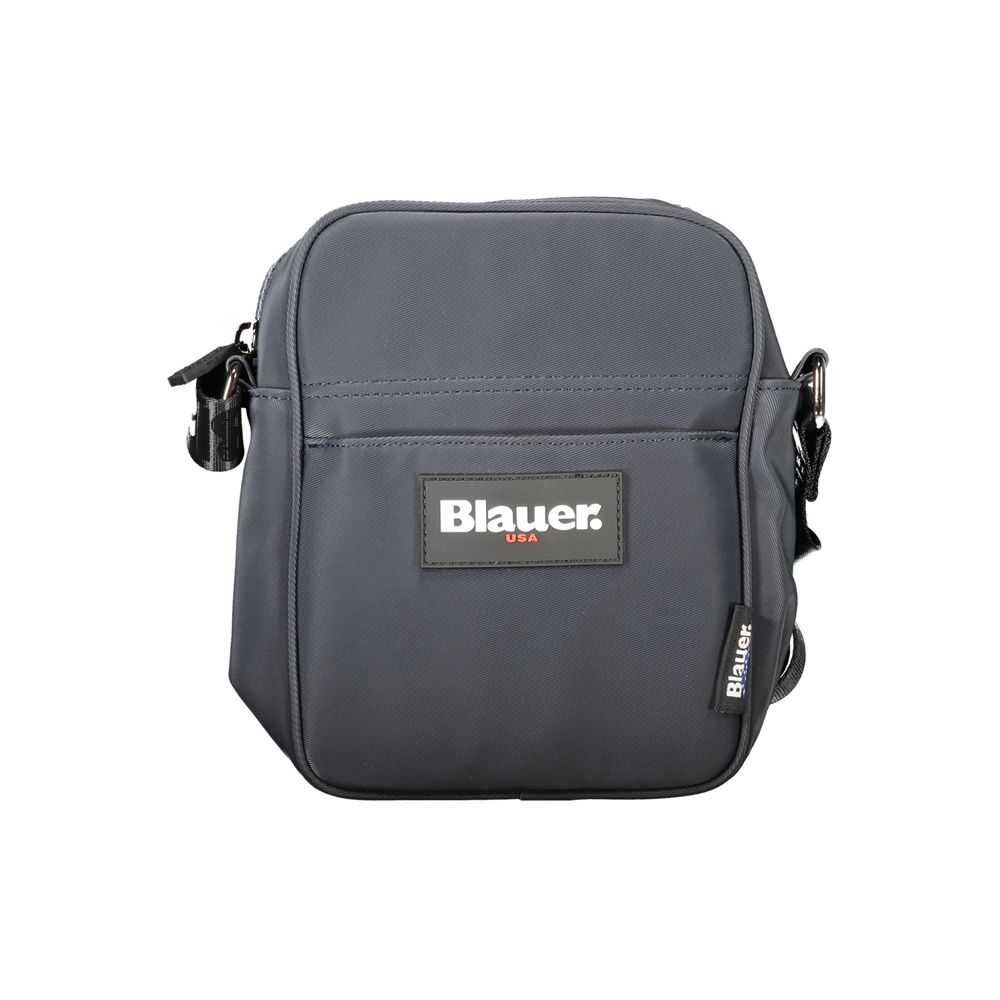 

Синяя мужская сумка из полиэстера Blauer