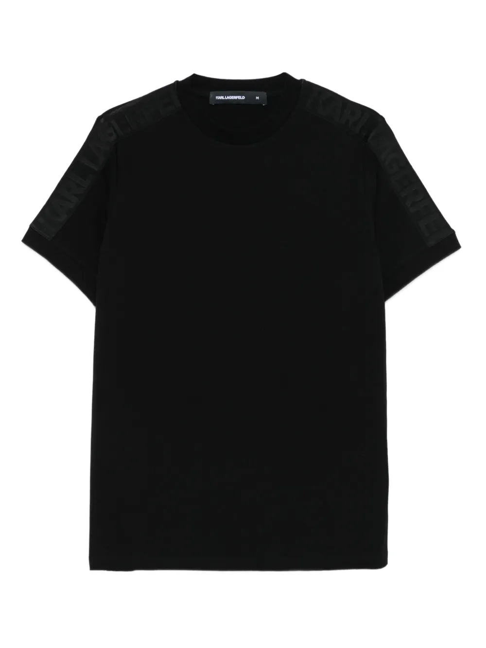 

Футболка с логотипом KARL LAGERFELD, черный