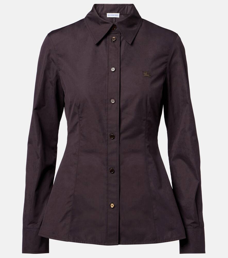 

Хлопковая поплиновая рубашка eliza Burberry, Bark